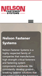 Mobile Screenshot of nelsonfastenersystems.com